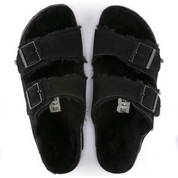 Birkenstock Arizona Shearling LEVE Black LAF