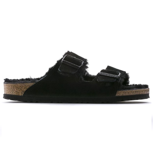 Birkenstock Arizona Shearling LEVE Black LAF