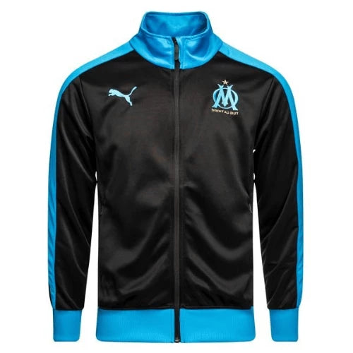 Veste Survêtement Zippée Avec Bandes OM Fan Puma