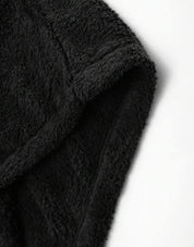 Gilet style sweat en polaire - Noir