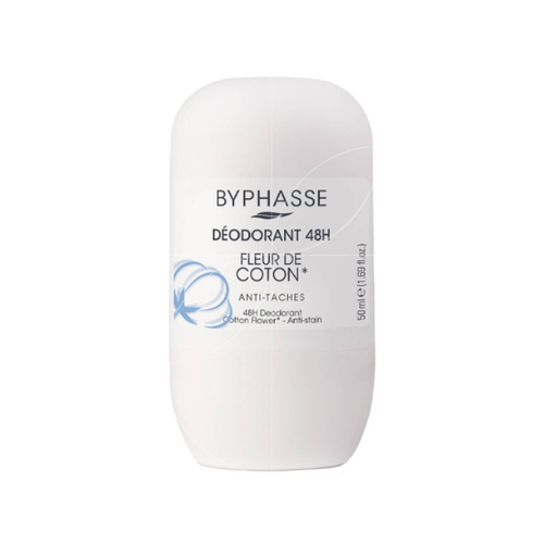 Byphasse – Déodorant Roll On 48H Fleur De Coton 50 Ml