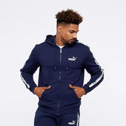 Veste de sport à capuche elevated ess tape fz Puma