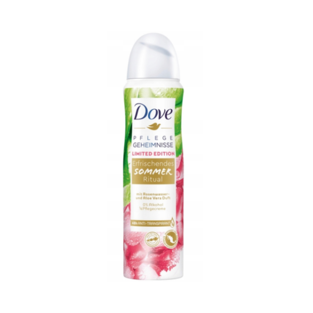 Dove – Déodorant Femme Edition Limité A L’Eau de Rose Et Aloe Vera 150 ml