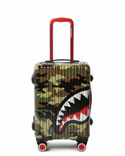 Camo Shark Mouth Carry-On Luggage
