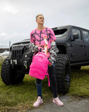 Insaneasylum Pink Backpack Fuchsia