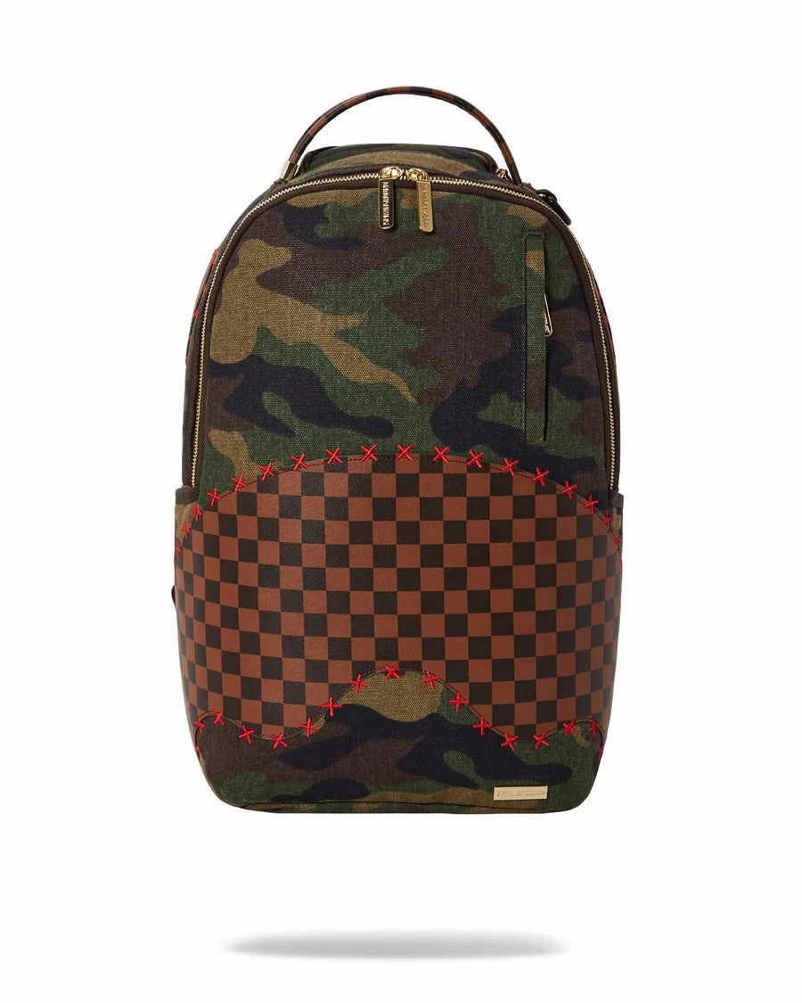 Shark Shape Check Backpack Vert