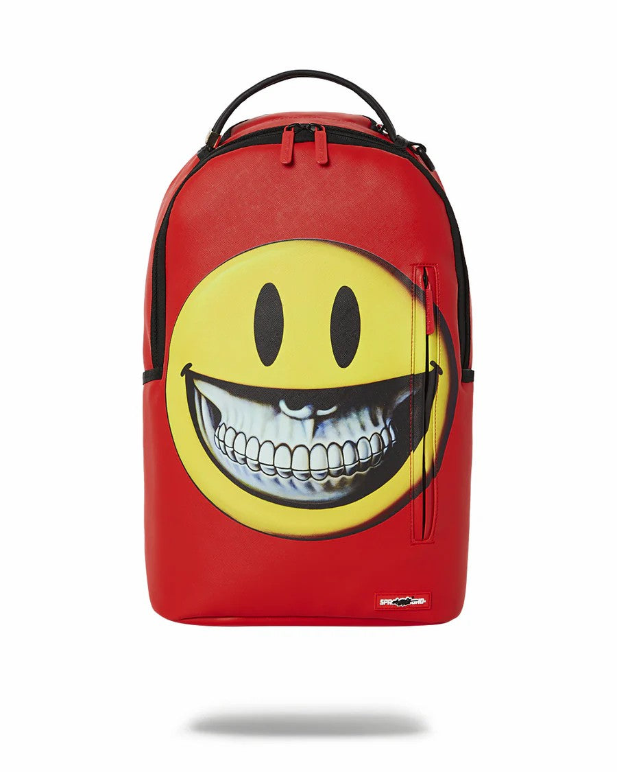 Ron English Smile Backpack Rouge