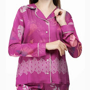 Chemise avec manches satin Lyouna