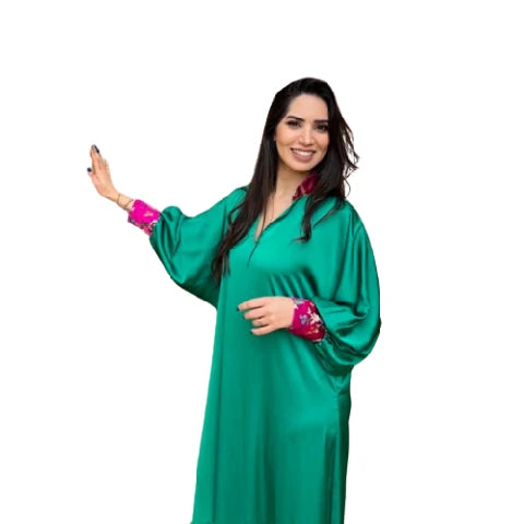 Jebba en satin de soie - Wildkard