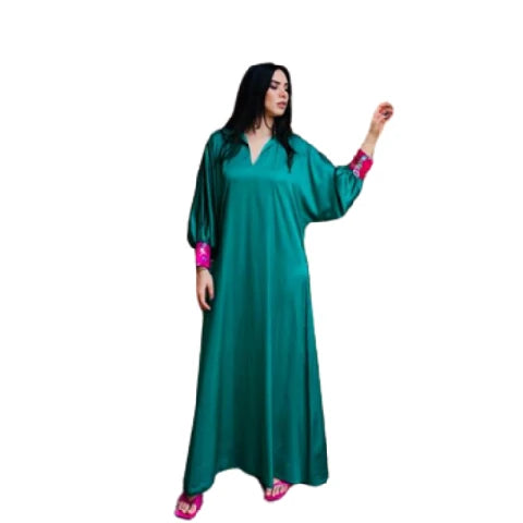 Jebba en satin de soie - Wildkard