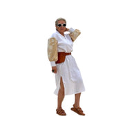Blouse en lin avec manche bouffante en broderie anglaise - Wildkard
