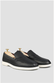 Cannes Cuir Noir Granule