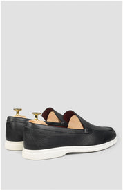 Cannes Cuir Noir Granule