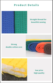 ceinture cotton 100 % coton pour arts martiaux, judo, jiu-jitsu, taekwondo
