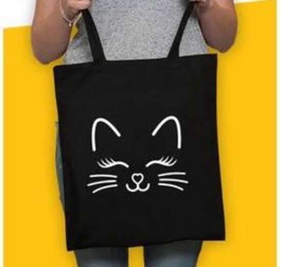 Tote Bag - Noir - CAT