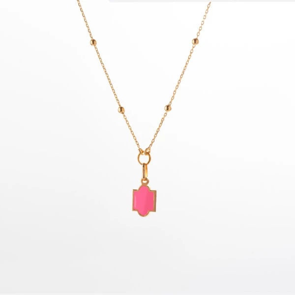 Collier Impérial fait main en laiton plaqué or