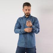 Lee Cooper Chemise Denim Ml PANTER-30 CAMISA HOM LL