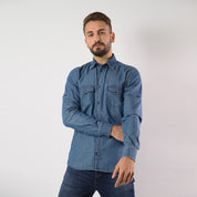Lee Cooper Chemise Denim Ml PANTER-30 CAMISA HOM LL