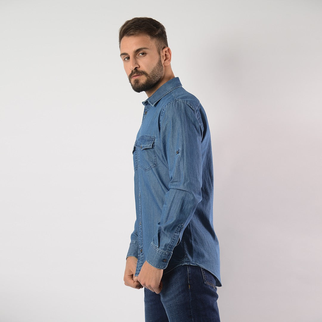 Lee Cooper Chemise Denim Ml PANTER-30 CAMISA HOM LL