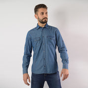 Lee Cooper Chemise Denim Ml PANTER-30 CAMISA HOM LL