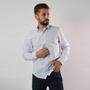Lee Cooper Chemise Toile Ml TOICRJ-10 CH.ML.STRA HOM NAT.