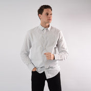 Lee Cooper Chemise Toile Ml TOICRJ-09 CH.ML.STRA HOM NAT.