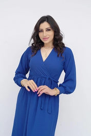 Dreams Fashion Robe croisée Manches longues
