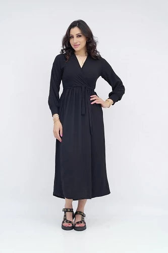 Dreams Fashion Robe croisée Manches longues