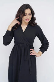 Dreams Fashion Robe croisée Manches longues