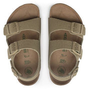Birkenstock Milano Kids TEX Canvas Faded Khaki VEG