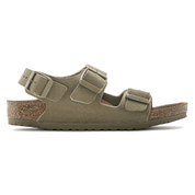 Birkenstock Milano Kids TEX Canvas Faded Khaki VEG