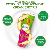 Vatika Naturals Honey et Egg Repair &amp; Restore Oil Replacement -200ml