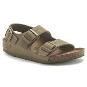 Birkenstock Milano Kids TEX Canvas Faded Khaki VEG