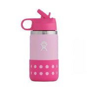 12 Oz Kids Wide Straw Lid Boot Plumeria Sample