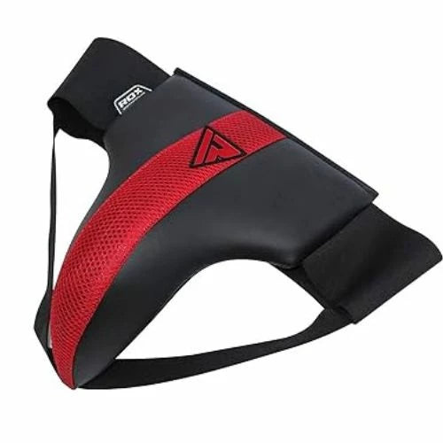 Groin Guard Mesh Red
