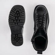 Boots en cuir et daim Makeba