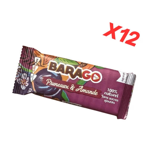 BARAGO pruneaux amande  12 barres