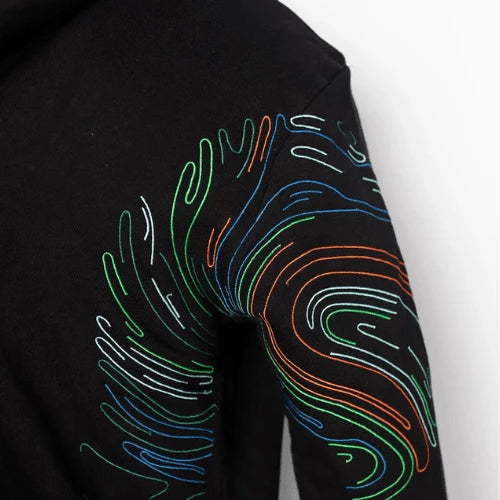 Black Hoodie Finger print