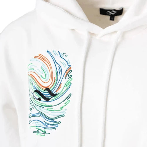 White Hoodie Finger print Hobb