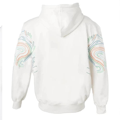 White Hoodie Finger print Hobb