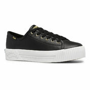 Baskets Triple Kick Amp en cuir KEDS Noir
