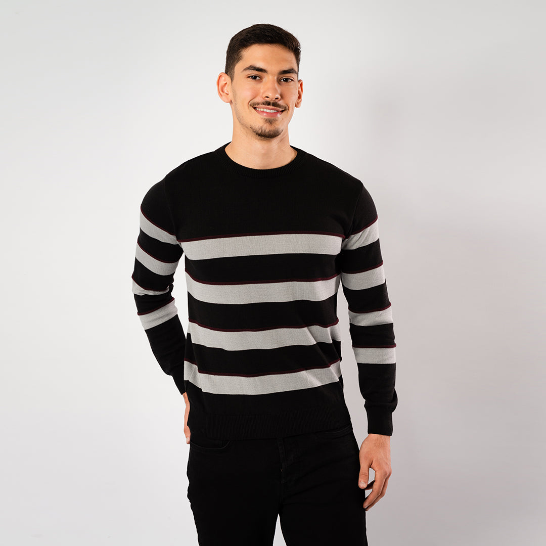 Pull Maille 02 LCH2404 HOM NAT.