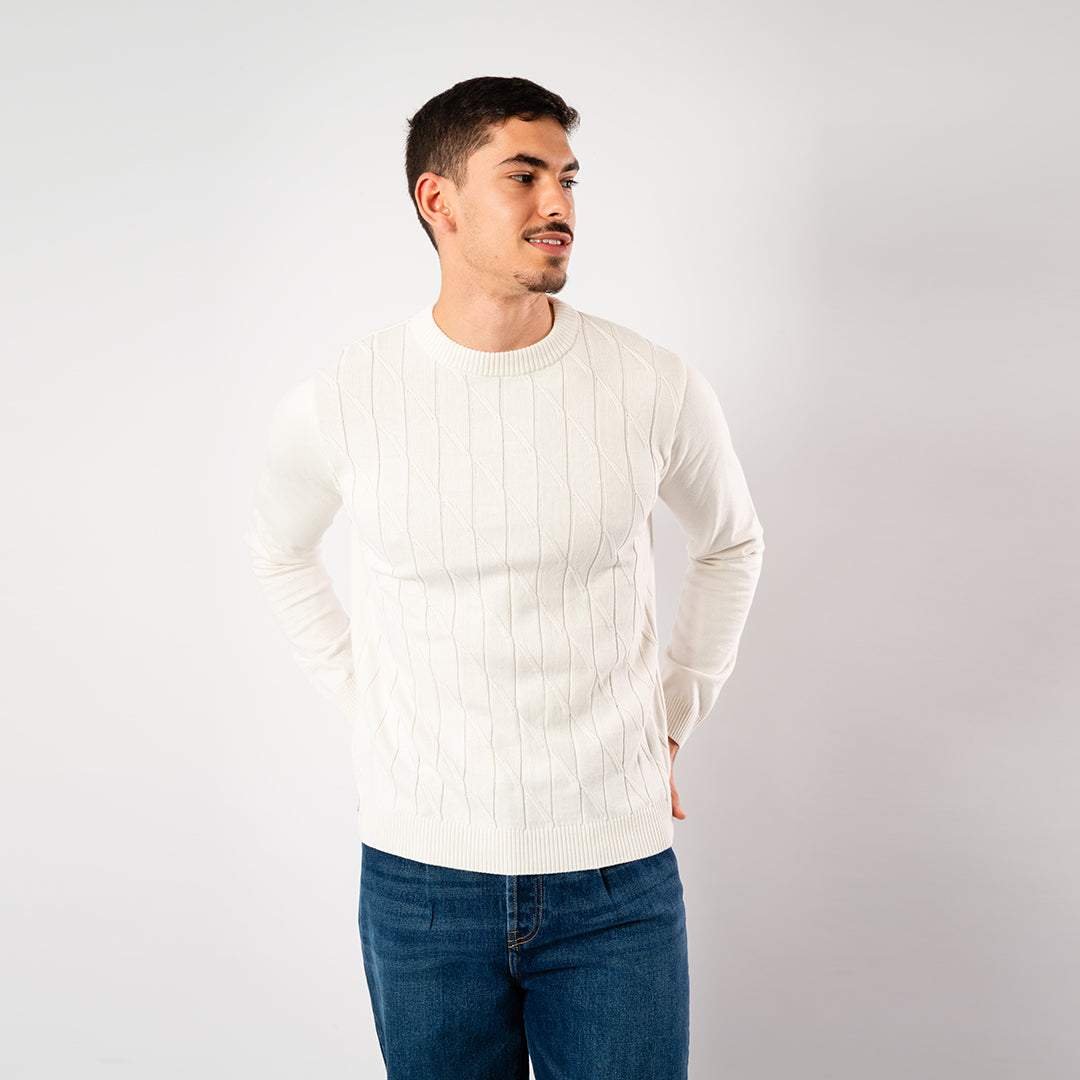 Pull Maille-08 Lch2412-B Hom Nat.