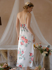 nuisette de nuit Blanc Bloom LFS314