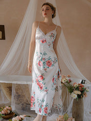 nuisette de nuit Blanc Bloom LFS314