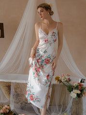 nuisette de nuit Blanc Bloom LFS314