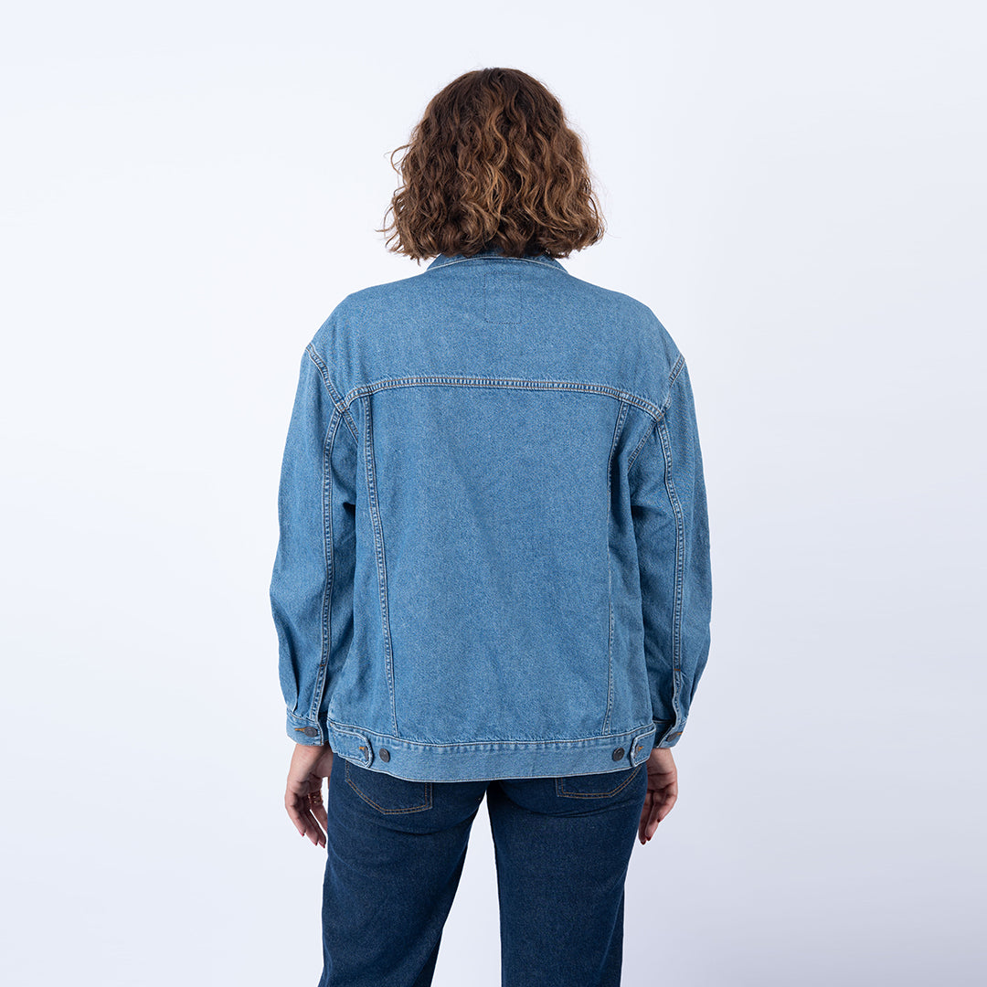 Lee Cooper Blouson Denim Relaxed Fit Bleu SHARON-02 TANGA Femme