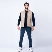 Lee Cooper Doudoune sans manches Terre TOILE-04 POPY Homme