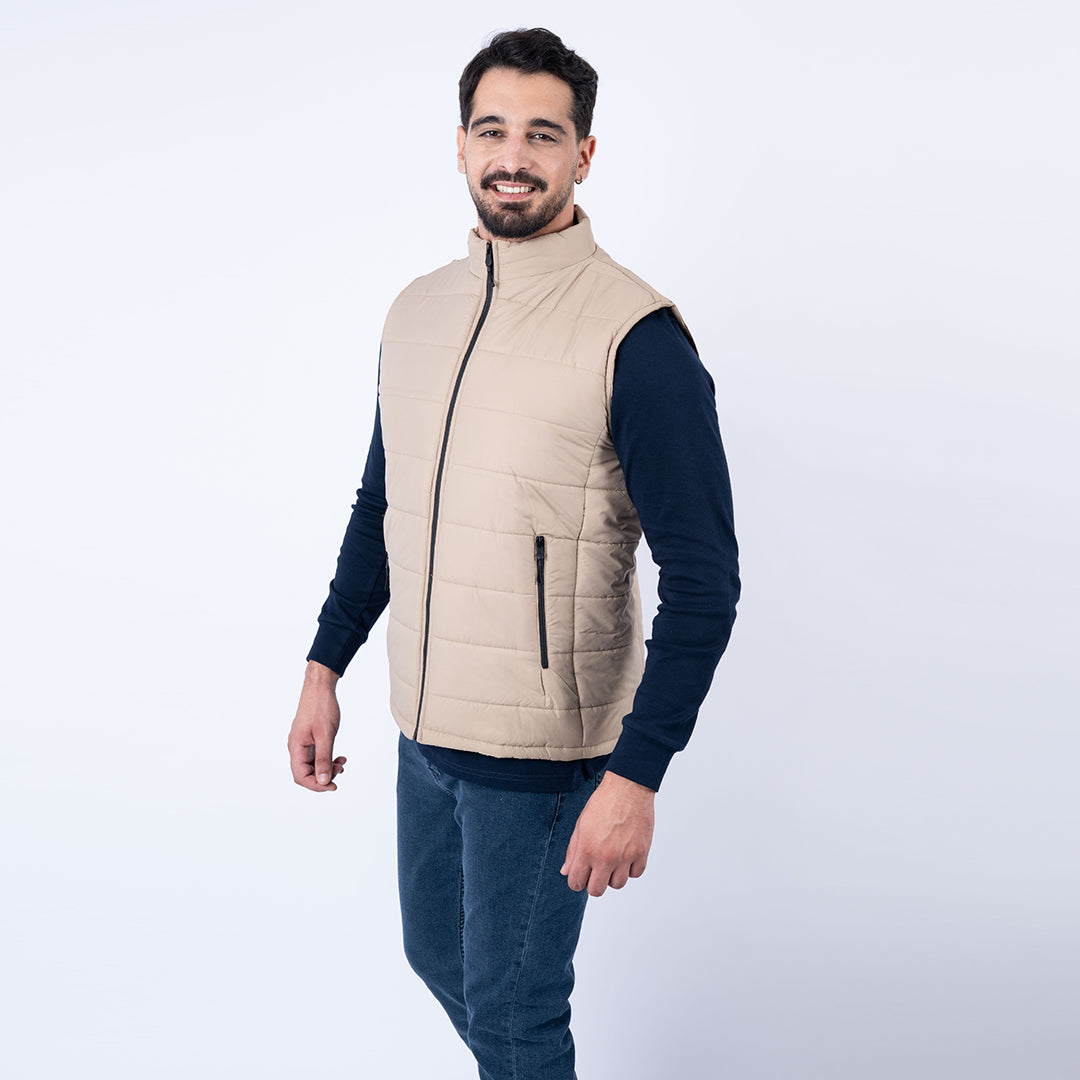 Lee Cooper Doudoune sans manches Terre TOILE-04 POPY Homme