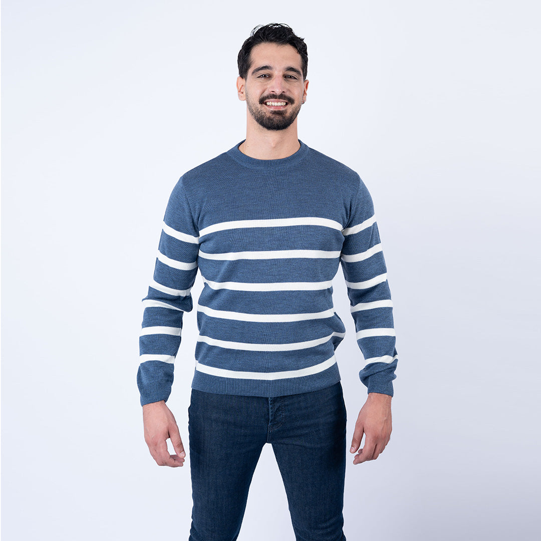 Lee Cooper Pull Blanc MAILLE-04 LCH2512 Homme